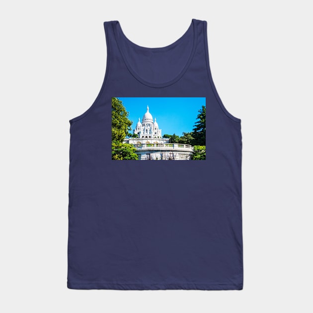 Sacre Coeur Basilica, Paris, France Tank Top by tommysphotos